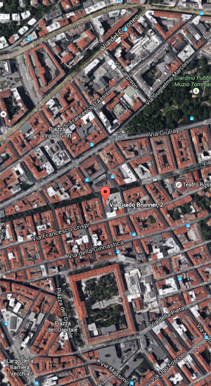 Mappa Mini Appartamenti Trieste